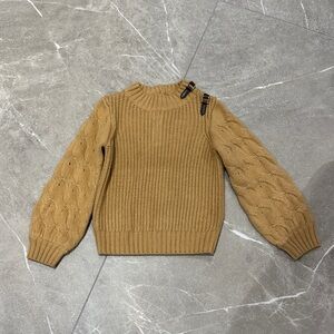 Little Girl Tan Sweater